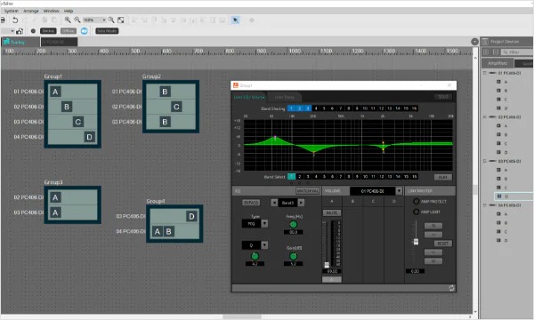 Yamaha ProVisionaire Amp Editor