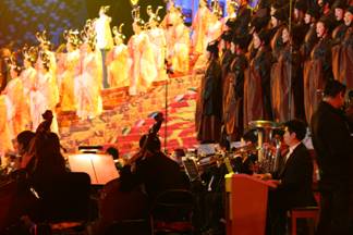 蒙特卡罗474双排键电子琴与4万观多共享张艺谋鸟巢版《图兰朵》 