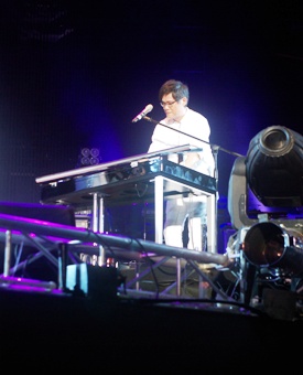 YAMAHA数码电钢MODUS H11的舞台展示 